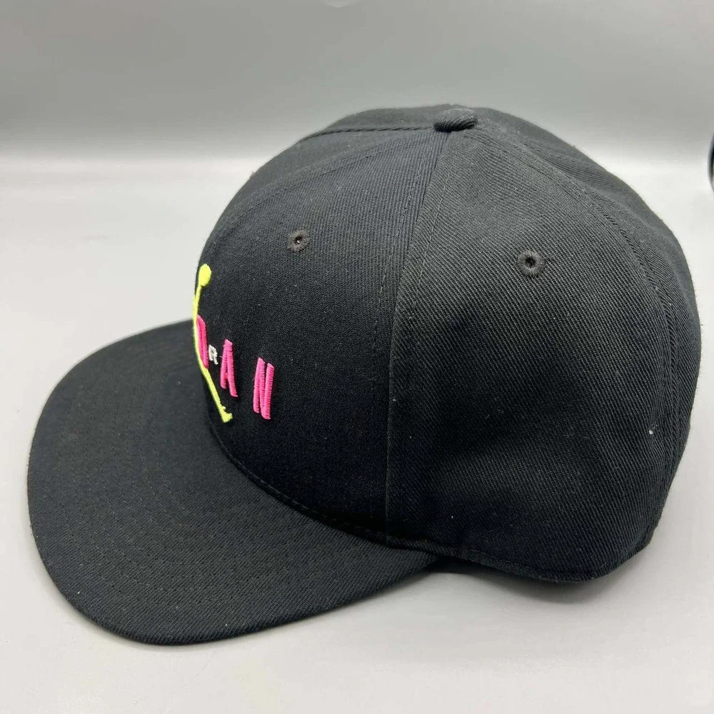 Air Jordan Hat Men Black Embroidered‎ Logo Jumpman Snap Back Cap
